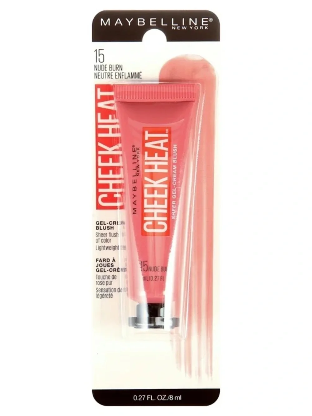 Maybelline Cheek Heat Gel-Cream Blush - Nude Burn, NEW